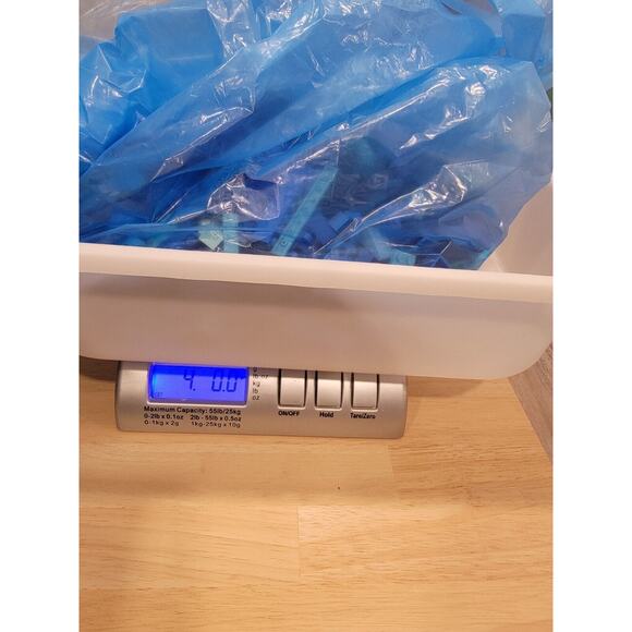 4lb Bag Of Mixed Lego Lot Blue Pieces - Picture 2 of 5